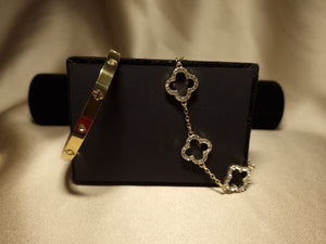  bratari luxury  trifoi Gold 