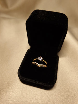 Set Inele Regale cu Cristale