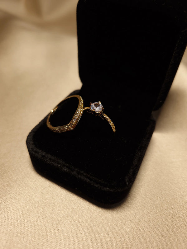 Set Inele Regale cu Cristale