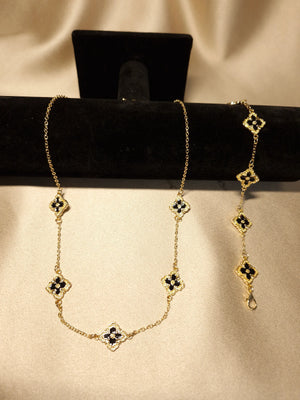 Set Trifoi Auriu-Black