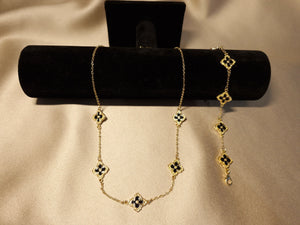 Set Trifoi Auriu-Black