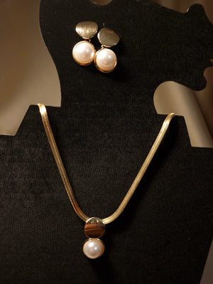 Set Gold Pearl