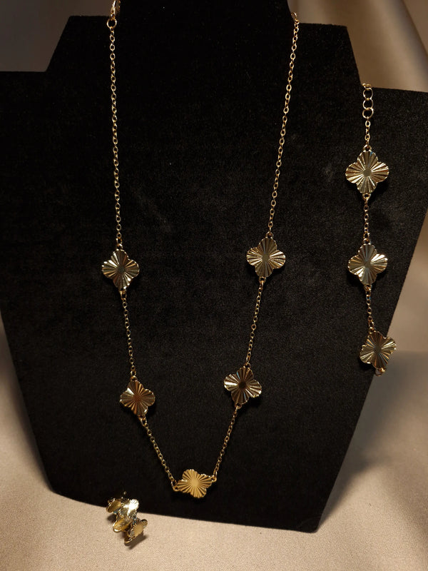 Set trifoi auriu 3 piese