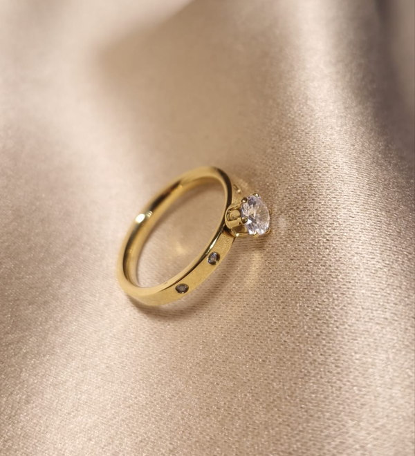 Inel Luxury cu cristal