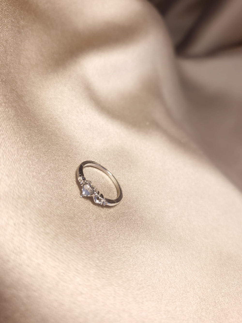 Inel Silver Heart - Lucky Charm