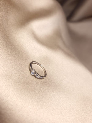 Inel Silver Heart - Lucky Charm