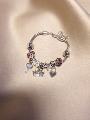 Bratara Charm Roz - Lucky Charm