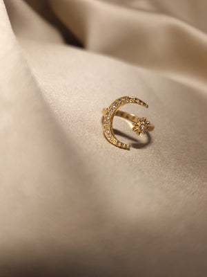 Inel Gold Moon - Lucky Charm