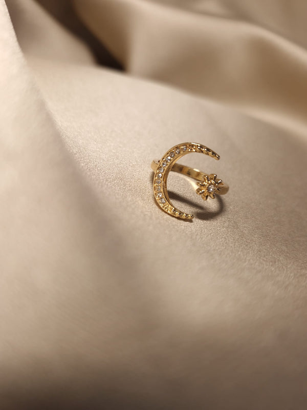 Inel Gold Moon - Lucky Charm