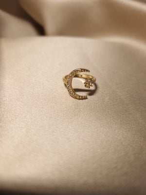 Inel Gold Moon - Lucky Charm