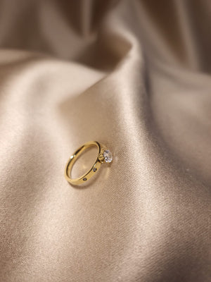 Inel luxury cu cristal - Lucky Charm