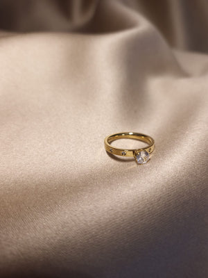 Inel luxury cu cristal - Lucky Charm
