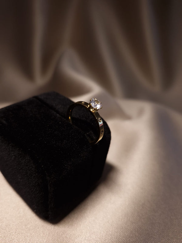 Inel luxury cu cristal - Lucky Charm