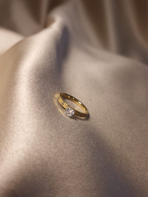 Inel luxury cu cristal - Lucky Charm