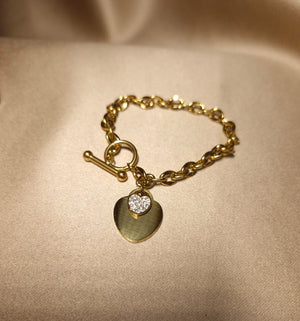 Bratara inima dubla - Lucky Charm