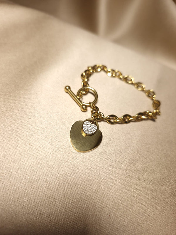 Bratara inima dubla - Lucky Charm