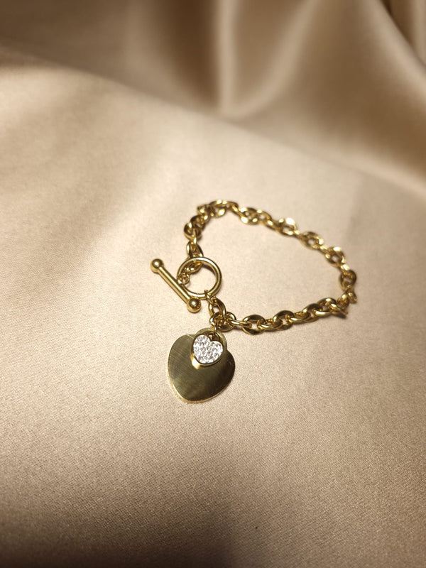 Bratara inima dubla - Lucky Charm