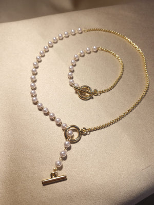 set perle colier perle brățară perle
