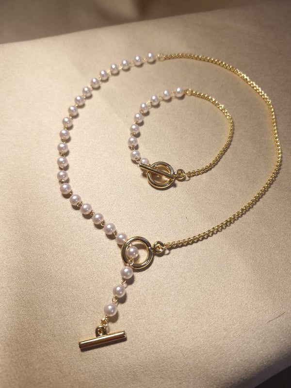 set perle colier perle brățară perle