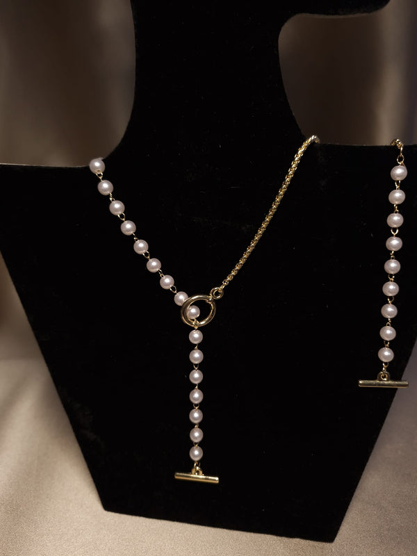 set perle colier perle brățară perle