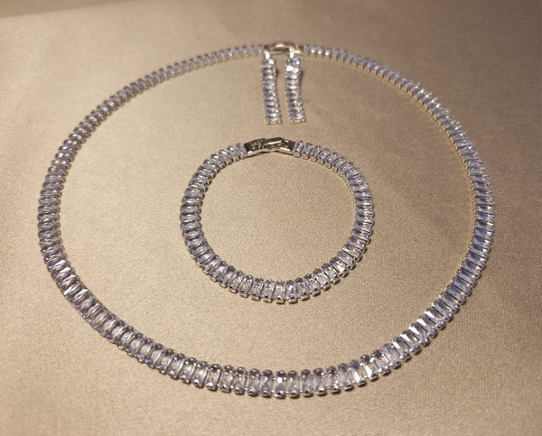 set diamant tennis colier tennis colier diamant brățară tennis brățară diamant