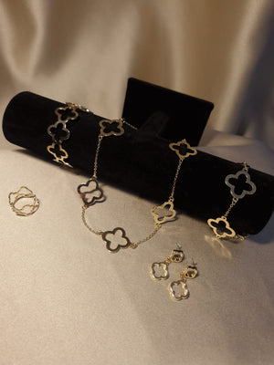 set trifoi gold, colier trifoi bratara trifoi inel trifoi