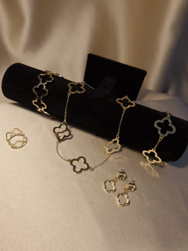 set trifoi gold, colier trifoi bratara trifoi inel trifoi