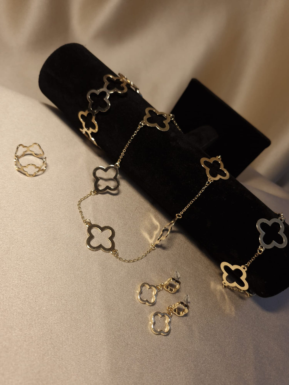 set trifoi gold, colier trifoi bratara trifoi inel trifoi