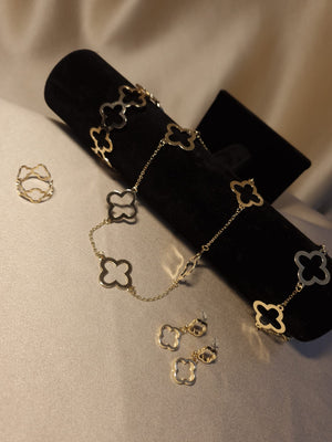 set trifoi gold, colier trifoi bratara trifoi inel trifoi