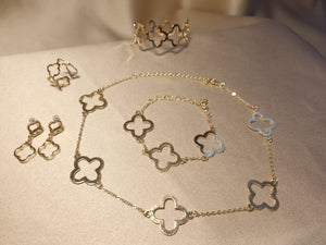 set trifoi gold, colier trifoi bratara trifoi inel trifoi
