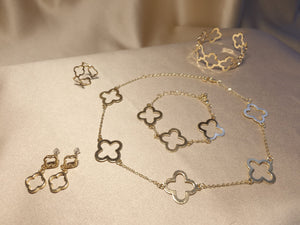 set trifoi gold, colier trifoi bratara trifoi inel trifoi