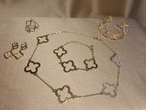 set trifoi gold, colier trifoi bratara trifoi inel trifoi