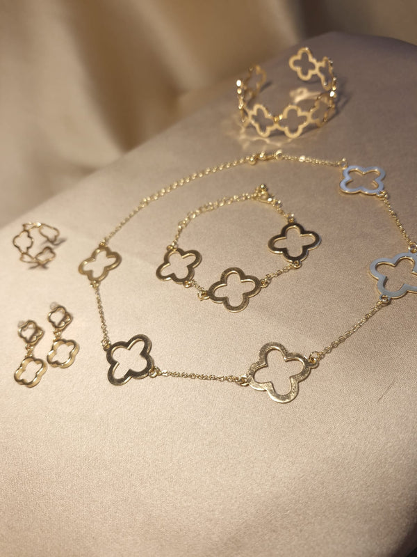 set trifoi gold, colier trifoi bratara trifoi inel trifoi